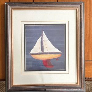 Framed Sailboat Art Print